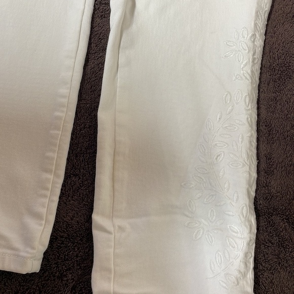 Simply Vera Wang white Crop Pants Sz 10 - Picture 2 of 6